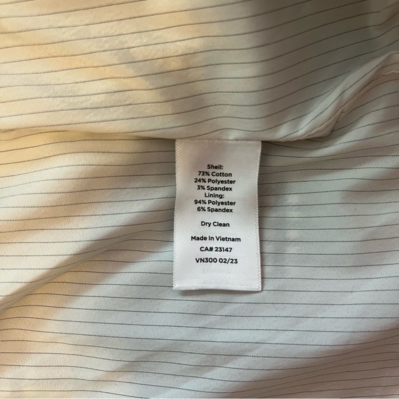 Talbots Glen Plaid Blazer Jacket Black White 16W Preppy Career Double Breasted - Picture 11 of 11